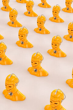 pattern of yellow Human Android 