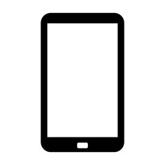 smarthone black simple graphic vector 