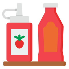 ketchup flat icon