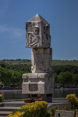 MONUMENT TO THE "PEOPLE OF THE SEA" OF LADISPOLI.That Angelo's name was on that monument was practically automatic. Angelo Lauria was one of the founders of the ANMI group in Ladispoli.