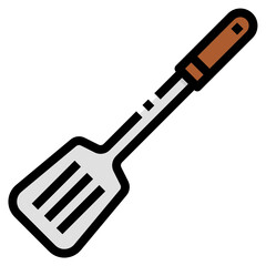 spatula line icon