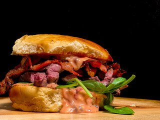 Hirschsteak Sandwich | Burger
