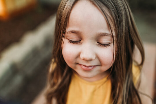 Portrait of young girl