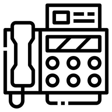 recommend clip art: fax line icon