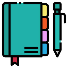 agenda line icon