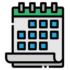 calendar line icon