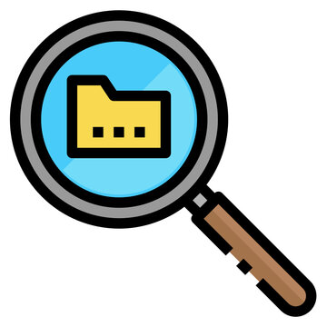 recommend clip art: search line icon