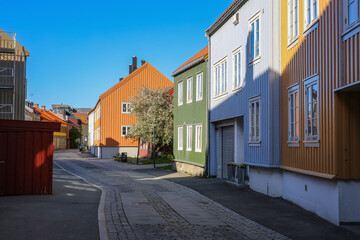 Fototapeta na wymiar Bakklandet, Trondheim