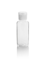 Plastic bottle on isolated white background