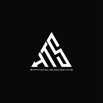 H T S letter logo creative design. H T S unique design