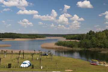 Camping nad jeziorem, Podlasie © Monika