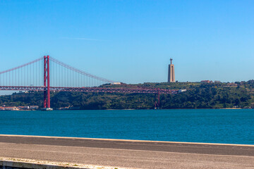 Lisbon bridge, 25 April, Portugal