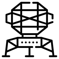 lander line icon © Wanicon