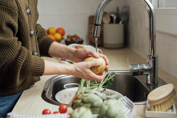 vegetables in the kitchen