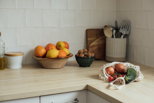 vegetables in the kitchen