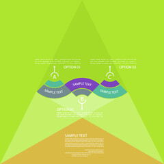 Design for business data visualization, cover layout and infographic