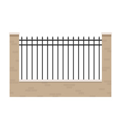 Wall fence vector. railing vector. wallpaper. free space for text. copy space.  fence vector.