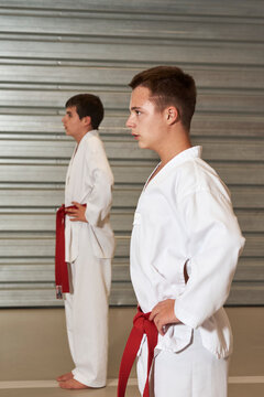 Taekwondo class