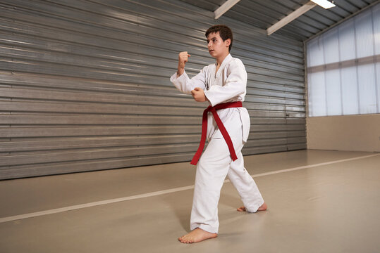 Taekwondo class