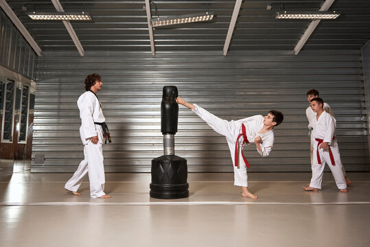 Taekwondo class
