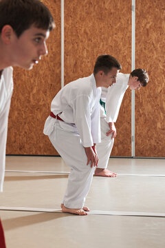 Taekwondo class
