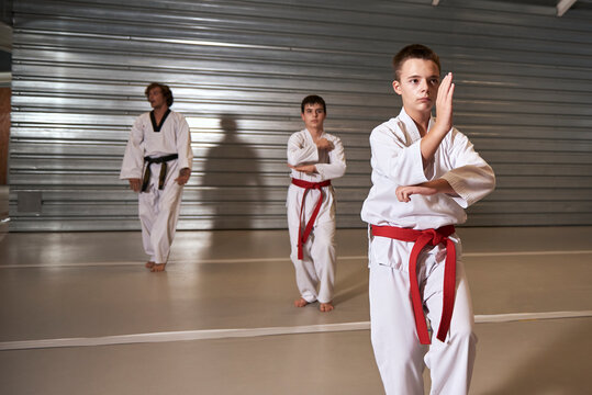 Taekwondo class