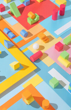 Colorful Abstract Geometrical Shapes/Backgrounds