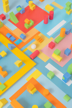 Colorful Abstract Geometrical Shapes/Backgrounds