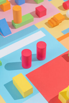 Colorful Abstract Geometrical Shapes/Backgrounds