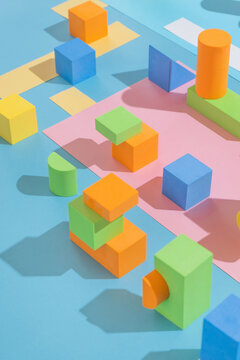 Colorful Abstract Geometrical Shapes/Backgrounds