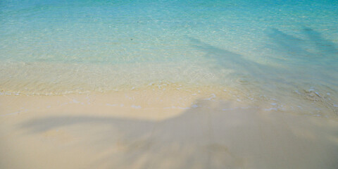 white sand beach in the  andaman sea 