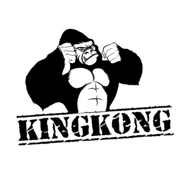 King Kong E- Sport and Sport Logo #335766 - TemplateMonster