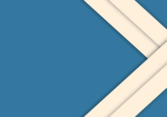 Abstract blue background with white line and copy space, blank template design for brochures, book covers, notebooks background, magazine, business card, branding, banners, paper cut style.