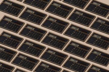 solar calculators mosaic