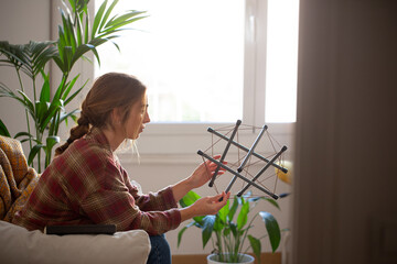 Student a tensegrity model