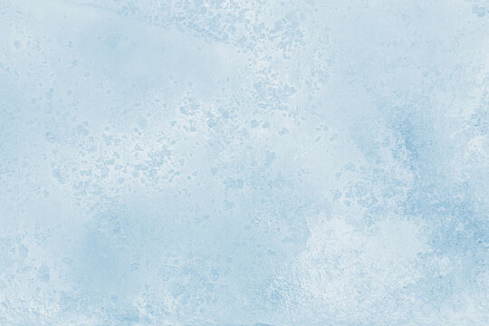Ice texture crystal blue tone background. The textured cold frosty surface of the ice.