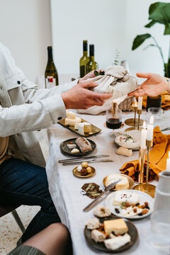 Gifts at the Christmas Table