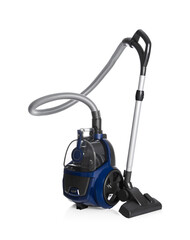 New modern vacuum cleaner isolated on white