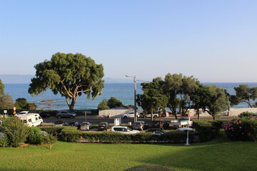 vue d'une residence en crose à ajaccio