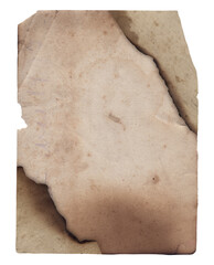 Old vintage texture retro paper with burned edges, stains and scratches background
