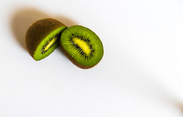 Close up shot of a kiwi fruit. Food