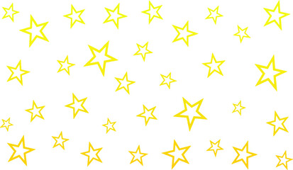 Yellow star ring pattern