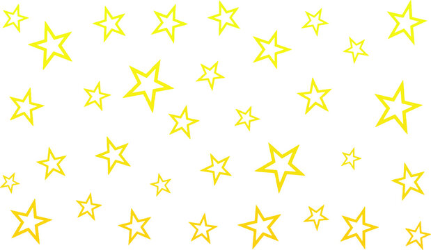 Yellow Star Ring Pattern