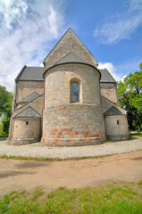 Fototapeta premium Kolegiata św. Piotra i Pawła oraz Narodzenia NMP w Kruszwicy.