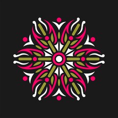 Modern mandala art vector design with a beautiful mix of colors, suitable for all advertising design needs, both for business card designs, banners, brochures and others.
EPS format files