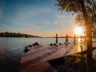 sunset on the lake © P.Ch. Fotografia