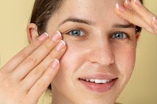 Facial scrub treatment 