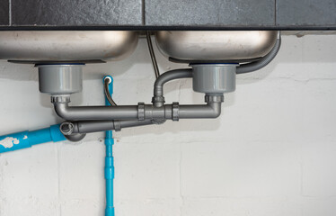 Sewer system from home sinks Specially designed. To ensure complete