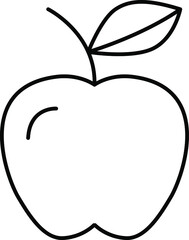 Healthy snacks line icon vector illustration