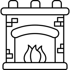 Fireplace icon


